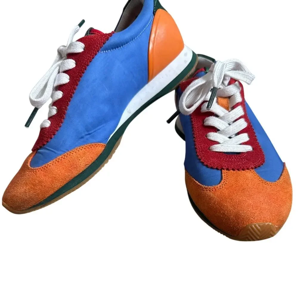 Tory Burch RARE Hank Retro Sneakers Size 7.5